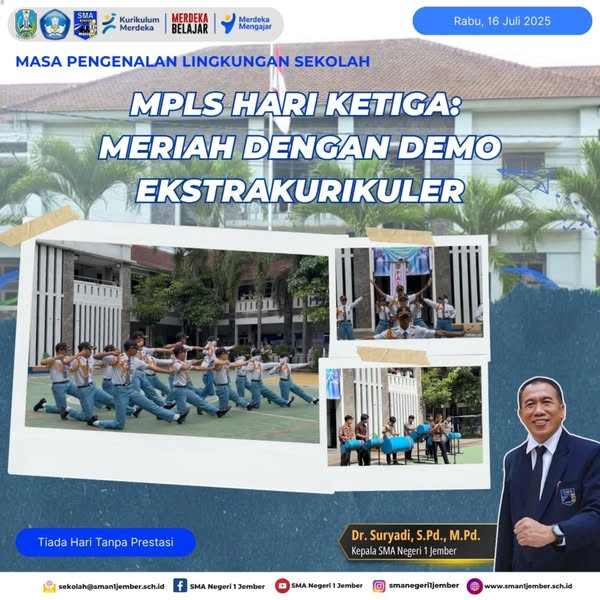 MPLS Hari Ketiga: Meriah dengan Demo Ekstrakurikuler