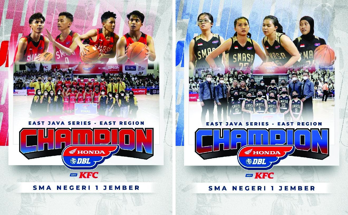 SMAN 1 Jember Ciptakan Sejarah DBL East Java Series - East Region 