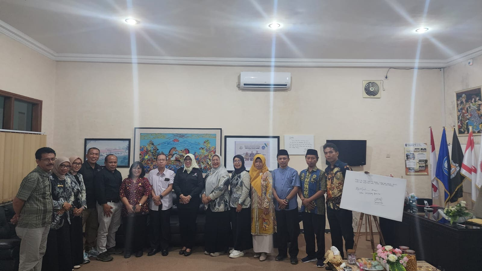 Kunjungan Penilaian Kepala Bidang PPSMA Dinas Pendidikan Provinsi Jawa Timur