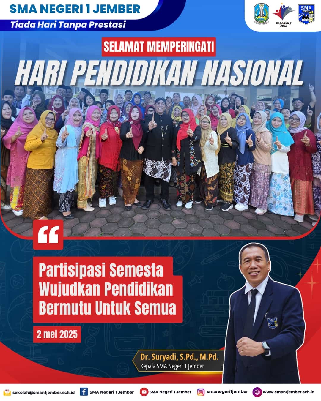 Selamat Hari Pendidikan Nasional 2 Mei 2025