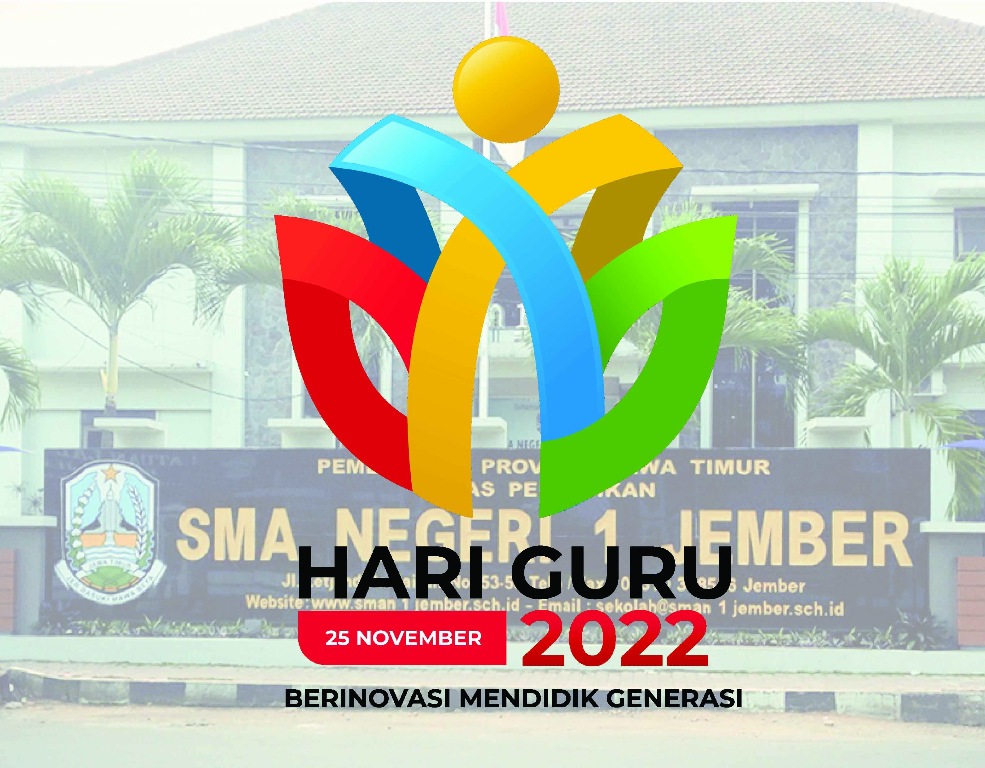 Peringatan Hari Guru Nasional 2022 di SMA Negeri 1 Jember