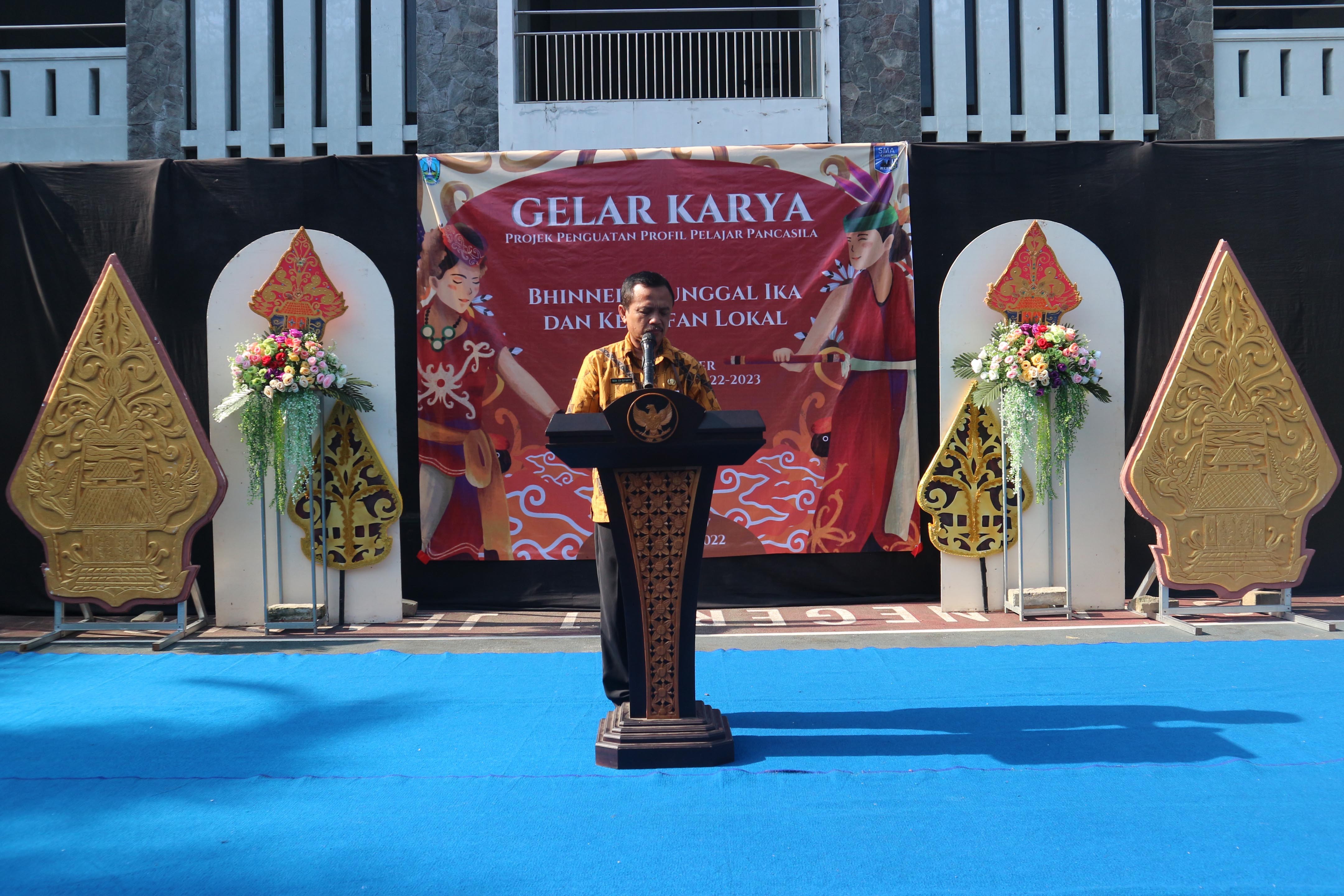 Gelar Karya Projek Penguatan Profil Pelajar Pancasila (P5) SMA Negeri 1 Jember