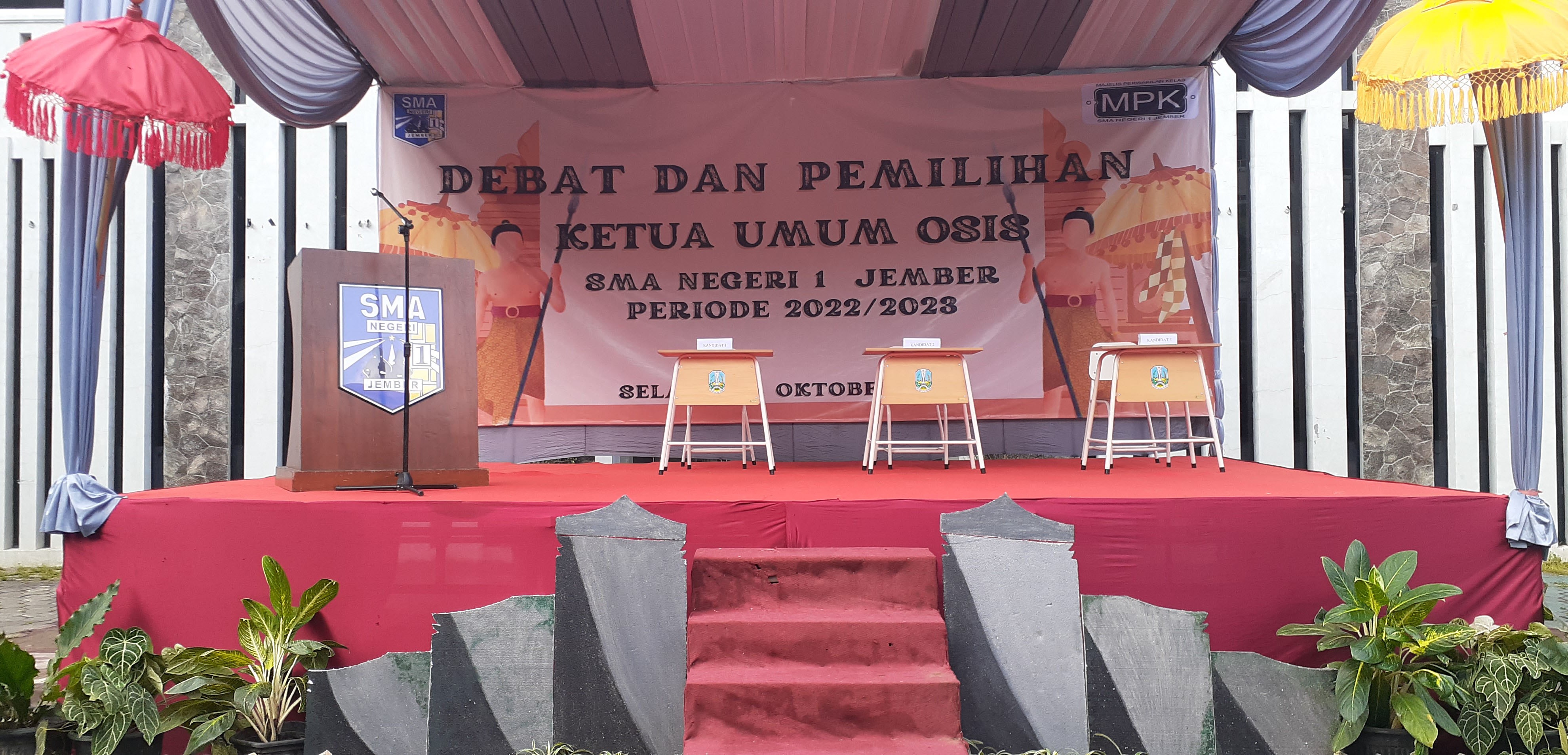 Pemilihan Ketua OSIS Masa Bakti 2022 - 2023 SMA Negeri 1 Jember