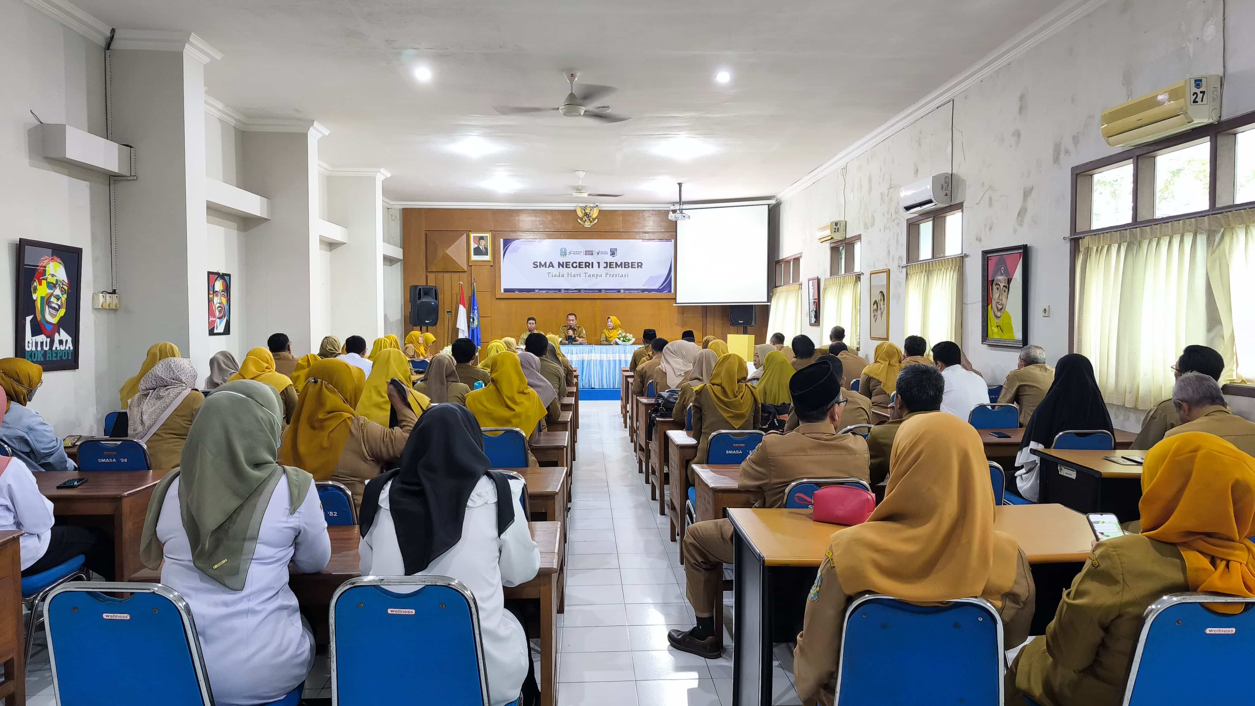  kegiatan Pemilihan Wakil Kepala Sekolah (WAKA) di SMAN 1 JEMBER